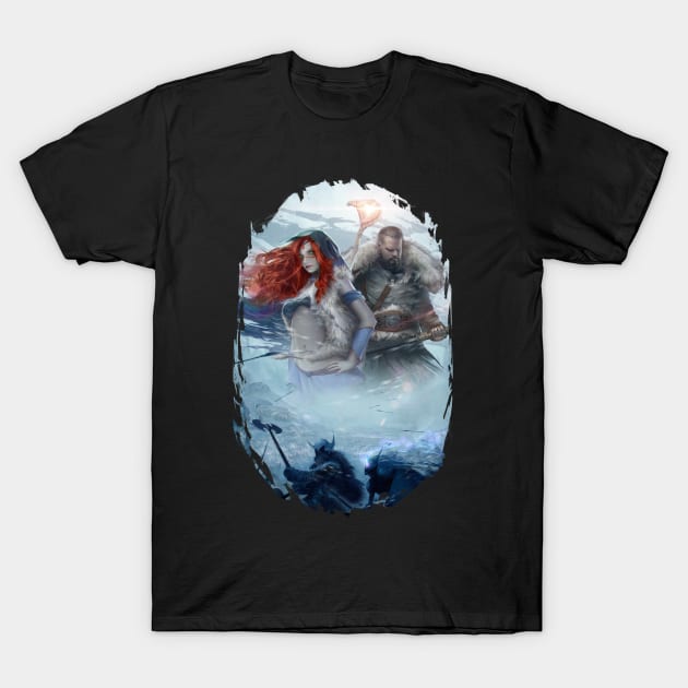 Nordic Warriors Official Art (TShirt) T-Shirt by LironPeer